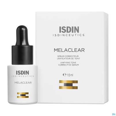 Sie sehen eine Packung Isdin Isdinceutics Melaclear 15ml, Produktbild: 01 Isdin Isdinceutics Melaclear 15ml, A-Nr.: 5570587 - 01