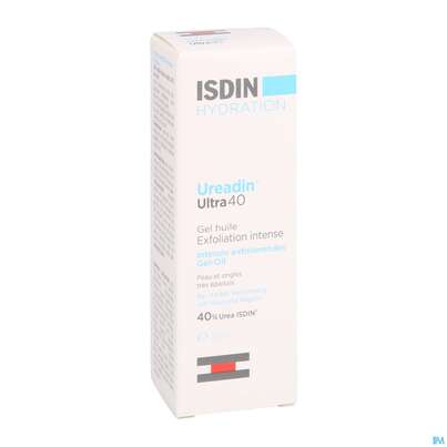 Sie sehen eine Packung Isdin Ureadin Ultra 40% Urea Intensiv Exfol Geloil 30ml, Produktbild: 02 Isdin Ureadin Ultra 40% Urea Intensiv Exfol Geloil 30ml, A-Nr.: 4848307 - 02