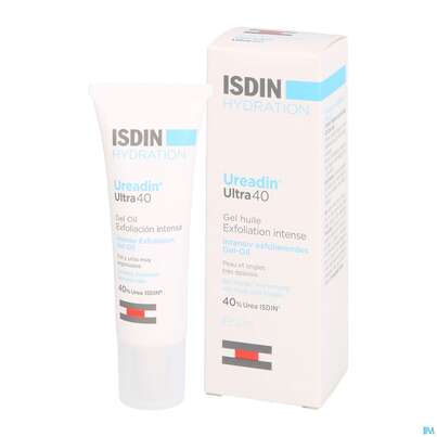 Sie sehen eine Packung Isdin Ureadin Ultra 40% Urea Intensiv Exfol Geloil 30ml, Produktbild: 04 Isdin Ureadin Ultra 40% Urea Intensiv Exfol Geloil 30ml, A-Nr.: 4848307 - 04