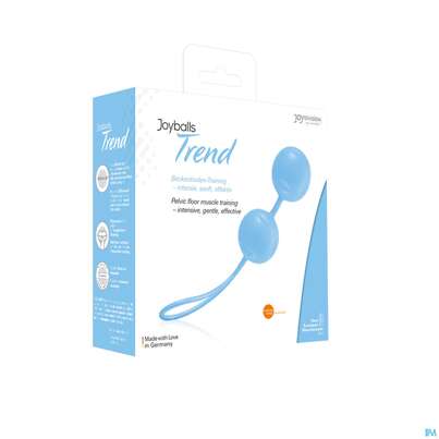 Sie sehen eine Packung Joyballs Beckenbodentrainingskugeln Trend Hellblau 1st, Produktbild: 02 Joyballs Beckenbodentrainingskugeln Trend Hellblau 1st, A-Nr.: 3432533 - 02