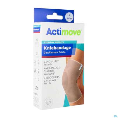 Sie sehen eine Packung Kniegelenksbandagen Actimove Everyday Support Geschlossene Patella Gr S 31-36cm 75575 1st, Produktbild: 02 Kniegelenksbandagen Actimove Everyday Support Geschlossene Patella Gr S 31-36cm 75575 1st, A-Nr.: 5263477 - 02