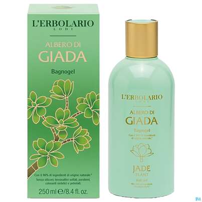 Sie sehen eine Packung L Erbolario Bad +duschgel Albero Di Giada Jadebaum 036.2 250ml, Produktbild: 02 L Erbolario Bad +duschgel Albero Di Giada Jadebaum 036.2 250ml, A-Nr.: 5167756 - 02