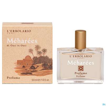 Sie sehen eine Packung L Erbolario Eau De Parfum Meharees 066.5 50ml, Produktbild: 02 L Erbolario Eau De Parfum Meharees 066.5 50ml, A-Nr.: 3584846 - 02