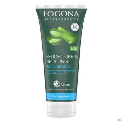 Sie sehen eine Packung Logona Haarpflege Spuelung Bio Aloe Vera 200ml, Produktbild: 01 Logona Haarpflege Spuelung Bio Aloe Vera 200ml, A-Nr.: 5411512 - 01