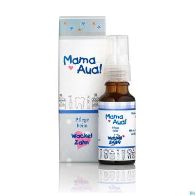 Sie sehen eine Packung Mama-aua Wackelzahn 20ml, Produktbild: 01 Mama-aua Wackelzahn 20ml, A-Nr.: 5256187 - 01
