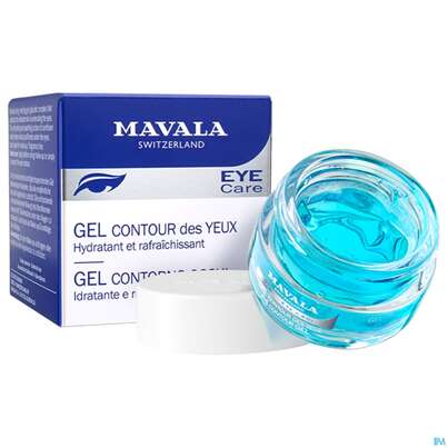 Sie sehen eine Packung Mavala Augenpflege -kontur Gel 15ml, Produktbild: 01 Mavala Augenpflege -kontur Gel 15ml, A-Nr.: 3054410 - 01