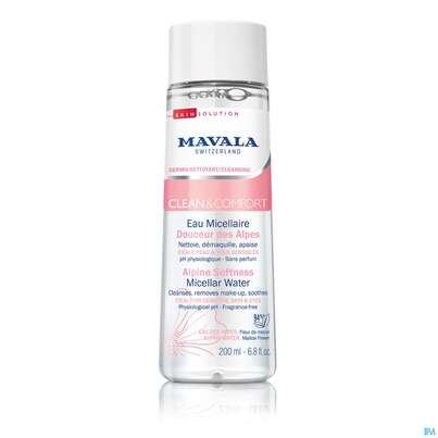 Mavala Clean +comf Alpen Mizellenwasser 525.0 200ml, A-Nr.: 4910791 - 01