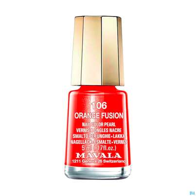 Sie sehen eine Packung Mavala Nagellacke 106 Ora Fusio 5ml, Produktbild: 02 Mavala Nagellacke 106 Ora Fusio 5ml, A-Nr.: 4197287 - 02