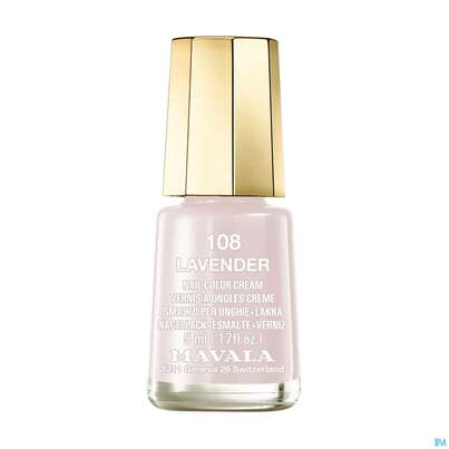 Sie sehen eine Packung Mavala Nagellacke 108 Lavender 5ml, Produktbild: 02 Mavala Nagellacke 108 Lavender 5ml, A-Nr.: 4263624 - 02