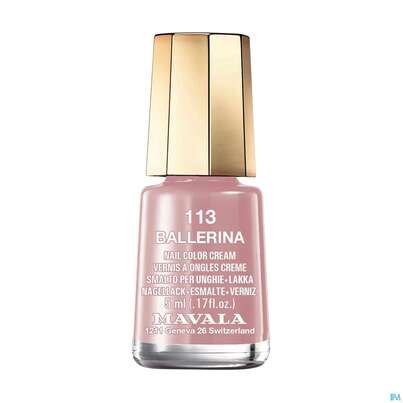 Sie sehen eine Packung Mavala Nagellacke 113 Ballerina 5ml, Produktbild: 02 Mavala Nagellacke 113 Ballerina 5ml, A-Nr.: 4263682 - 02