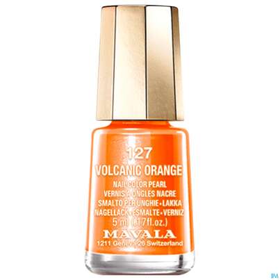 Sie sehen eine Packung Mavala Nagellacke 127 Vulcan Orange 5ml, Produktbild: 02 Mavala Nagellacke 127 Vulcan Orange 5ml, A-Nr.: 3442170 - 02