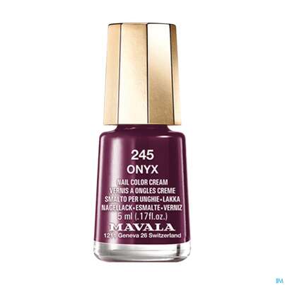 Sie sehen eine Packung Mavala Nagellacke 245 Onyx 5ml, Produktbild: 01 Mavala Nagellacke 245 Onyx 5ml, A-Nr.: 3257202 - 01