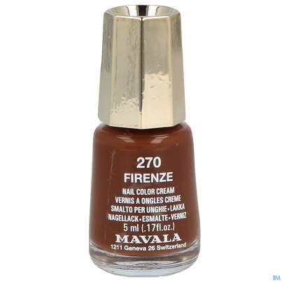 Sie sehen eine Packung Mavala Nagellacke 270 Firenze 5ml, Produktbild: 01 Mavala Nagellacke 270 Firenze 5ml, A-Nr.: 4552883 - 01