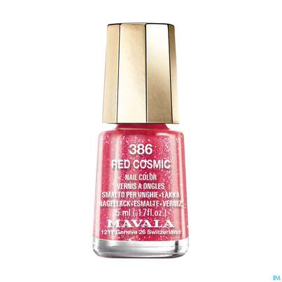 Sie sehen eine Packung Mavala Nagellacke 386 Red Cosmi 5ml, Produktbild: 02 Mavala Nagellacke 386 Red Cosmi 5ml, A-Nr.: 4773503 - 02