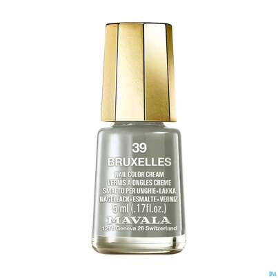 Sie sehen eine Packung Mavala Nagellacke 39 Bruxelles 5ml, Produktbild: 02 Mavala Nagellacke 39 Bruxelles 5ml, A-Nr.: 5206568 - 02