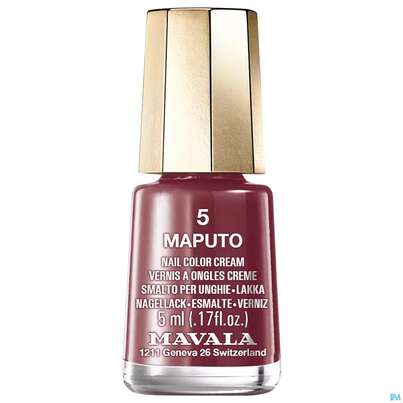 Sie sehen eine Packung Mavala Nagellacke 5 Maputo 5ml, Produktbild: 01 Mavala Nagellacke 5 Maputo 5ml, A-Nr.: 5206522 - 01