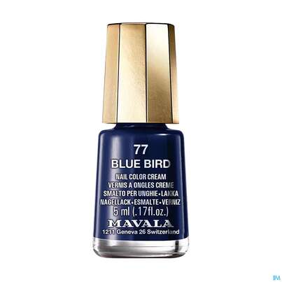 Sie sehen eine Packung Mavala Nagellacke 77 Blue Bird 5ml, Produktbild: 02 Mavala Nagellacke 77 Blue Bird 5ml, A-Nr.: 5206628 - 02