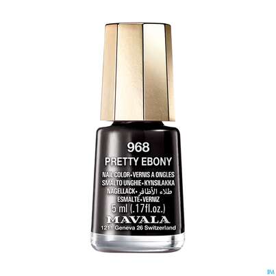 Mavala Nagellacke 968 Pretty Ebony 5ml, A-Nr.: 5801288 - 02
