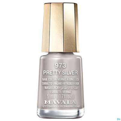 Mavala Nagellacke 973 Pretty Silver 5ml, A-Nr.: 5801331 - 01