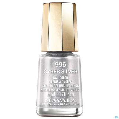 Mavala Nagellacke 996 Cyber Silber 5ml, A-Nr.: 4909150 - 01