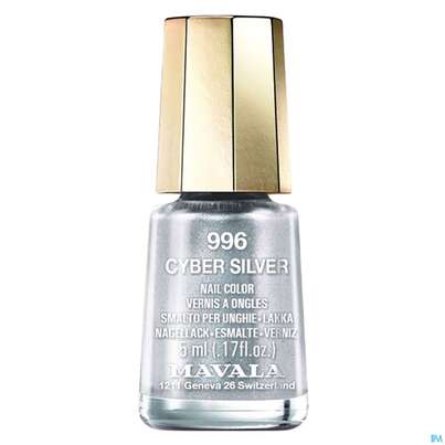 Mavala Nagellacke 996 Cyber Silber 5ml, A-Nr.: 4909150 - 03