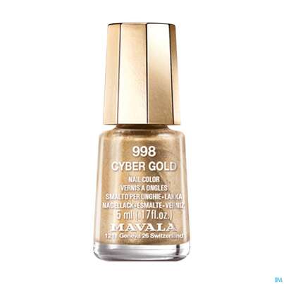 Mavala Nagellacke 998 Cyber Gold 5ml, A-Nr.: 4909173 - 01