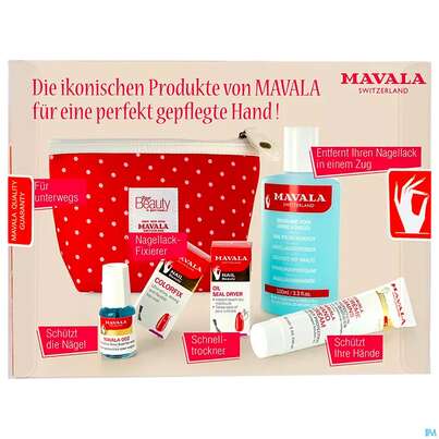 Sie sehen eine Packung Mavala Red Dots Tasche Gefuellt 1st, Produktbild: 03 Mavala Red Dots Tasche Gefuellt 1st, A-Nr.: 5130061 - 03