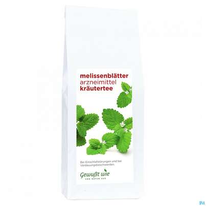 Sie sehen eine Packung Melissen Blaetter Tee Gewusst Wie 50g, Produktbild: 01 Melissen Blaetter Tee Gewusst Wie 50g, A-Nr.: 5443357 - 01