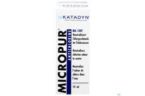 Sie sehen eine Packung Micropur Antichlorine 10ml, Produktbild: 01 Micropur Antichlorine 10ml, A-Nr.: 3039480 - 01