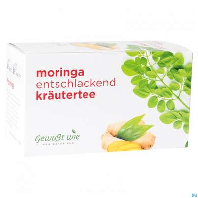 Sie sehen eine Packung Moringa Tee Gewusst Wie Beute 20st, Produktbild: 02 Moringa Tee Gewusst Wie Beute 20st, A-Nr.: 4622773 - 02