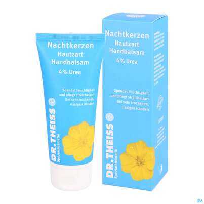 Sie sehen eine Packung Nachtkerzen Dr.theiss Handbalsam Hautzart 100ml, Produktbild: 04 Nachtkerzen Dr.theiss Handbalsam Hautzart 100ml, A-Nr.: 3154442 - 04