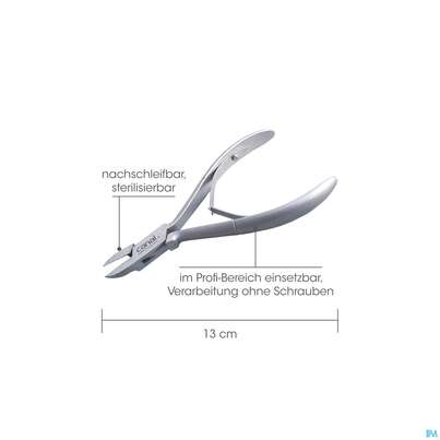 Nagel Zange Canal Rostfrei Eckenzange 13cm 3014- 1st, A-Nr.: 4786351 - 02