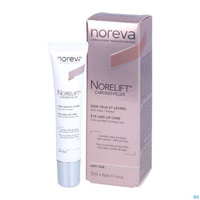 Sie sehen eine Packung Noreva Norelift Creme Augen-/ Lippenkontur 15ml, Produktbild: 06 Noreva Norelift Creme Augen-/ Lippenkontur 15ml, A-Nr.: 5375093 - 06