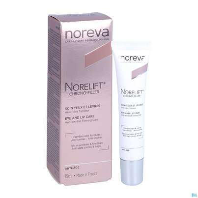 Sie sehen eine Packung Noreva Norelift Creme Augen-/ Lippenkontur 15ml, Produktbild: 07 Noreva Norelift Creme Augen-/ Lippenkontur 15ml, A-Nr.: 5375093 - 07