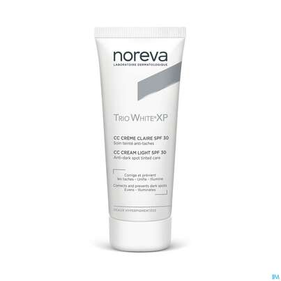 Noreva Trio White Xp Getönte Cc Creme Hell Lsf30 40ml, A-Nr.: 5354843 - 01