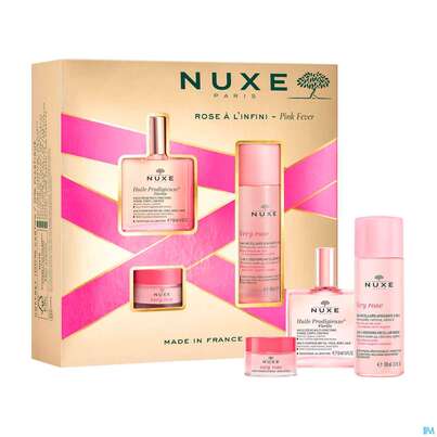 Sie sehen eine Packung Nuxe Xmas/2023/pink Fever Hp Oel Florale 50ml+ Vr Lip B15g+mic Wat100very 1st, Produktbild: 04 Nuxe Xmas/2023/pink Fever Hp Oel Florale 50ml+ Vr Lip B15g+mic Wat100very 1st, A-Nr.: 5808994 - 04