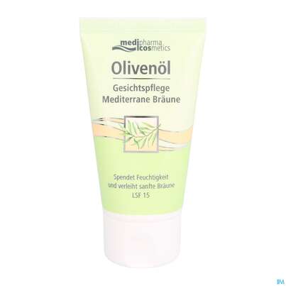 Sie sehen eine Packung Oliven Oel Dr.theiss Gesichtspflege Mediterrane Braeune 50ml, Produktbild: 08 Oliven Oel Dr.theiss Gesichtspflege Mediterrane Braeune 50ml, A-Nr.: 3748615 - 08