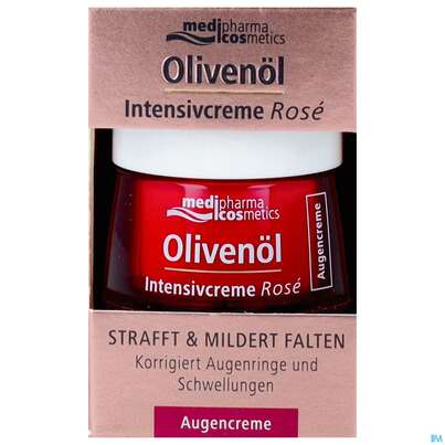 Sie sehen eine Packung Oliven Oel Dr.theiss Intensiv/rose Augencreme 15ml, Produktbild: 01 Oliven Oel Dr.theiss Intensiv/rose Augencreme 15ml, A-Nr.: 5198627 - 01