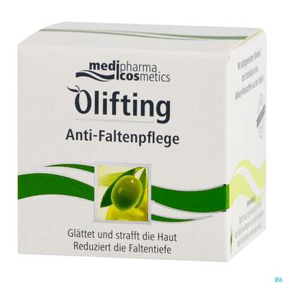Sie sehen eine Packung Oliven Oel Dr.theiss Olifting Anti-falten Pflege 50ml, Produktbild: 04 Oliven Oel Dr.theiss Olifting Anti-falten Pflege 50ml, A-Nr.: 3386514 - 04