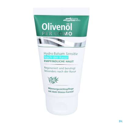 Sie sehen eine Packung Oliven Oel Dr.theiss Per Uomo Hydro Balsam Sensitiv 50ml, Produktbild: 08 Oliven Oel Dr.theiss Per Uomo Hydro Balsam Sensitiv 50ml, A-Nr.: 3698395 - 08