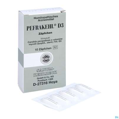Sie sehen eine Packung Pefrakehl Supp D3 10st, Produktbild: 05 Pefrakehl Supp D3 10st, A-Nr.: 0992013 - 05