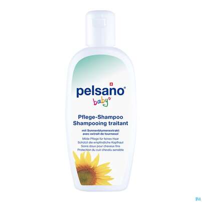 Sie sehen eine Packung Pelsano Pflege-shampoo 200ml, Produktbild: 01 Pelsano Pflege-shampoo 200ml, A-Nr.: 1571621 - 01