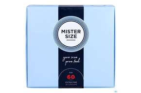 Praeservative Kondome Mister Size 60 36st, A-Nr.: 5594205 - 01