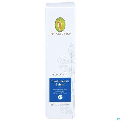 Sie sehen eine Packung Primavera Aromapflege Haut Intensiv Balsam Bio 50ml, Produktbild: 01 Primavera Aromapflege Haut Intensiv Balsam Bio 50ml, A-Nr.: 5477557 - 01