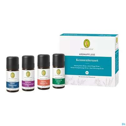 Sie sehen eine Packung Primavera Aromapflege Kennenlernset 1st, Produktbild: 01 Primavera Aromapflege Kennenlernset 1st, A-Nr.: 5683162 - 01