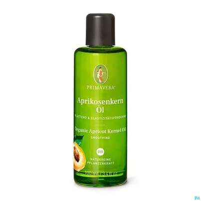 Sie sehen eine Packung Primavera Bio-pflegeoel Aprikosekern 100ml, Produktbild: 01 Primavera Bio-pflegeoel Aprikosekern 100ml, A-Nr.: 2859732 - 01