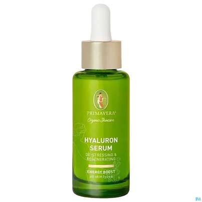 Sie sehen eine Packung Primavera Energy Boost Hyaluron Serum - De Stressing&regenerating 30ml, Produktbild: 02 Primavera Energy Boost Hyaluron Serum - De Stressing&regenerating 30ml, A-Nr.: 5660439 - 02