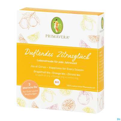 Sie sehen eine Packung Primavera Set Duftendes Zitrusglueck 1st, Produktbild: 02 Primavera Set Duftendes Zitrusglueck 1st, A-Nr.: 5199383 - 02