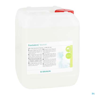 Sie sehen eine Packung Prontoderm Lösung Artnr.400100 Kanis 5l, Produktbild: 01 Prontoderm Lösung Artnr.400100 Kanis 5l, A-Nr.: 3726306 - 01