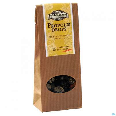 Sie sehen eine Packung Propolis Drops 70g, Produktbild: 01 Propolis Drops 70g, A-Nr.: 3969090 - 01